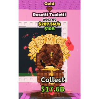 ROSETTI TUALETTI GOLD 