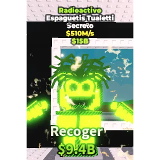 SPAGHETTI TUALETTI RADIOACTIVO