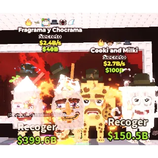 FRAGRAMA AND CHOCRAMA 2.4 B AND COOKI AND MILKI 2.7B