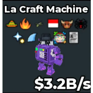 LA CRAFT MACHINE 3.2B/s