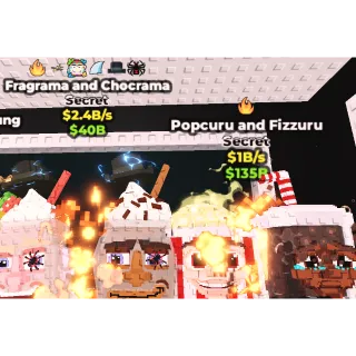 FRAGRAMA AND CHOCRAMA 2.4B/S AND POPCURU AND FRIZZURU 1B/S