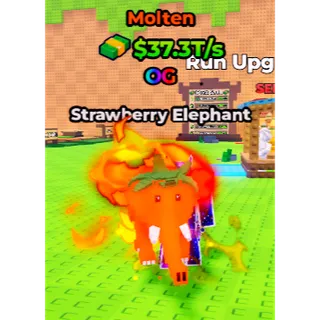 molten strawberry elephant