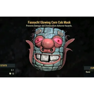 Fasnacht Glowing Corn cob Mask