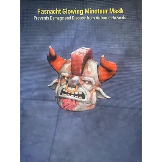Glowing Minotaur Mask