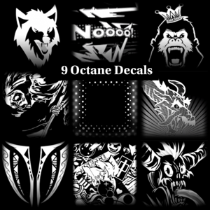 Download Bundle Nine Decals For Octane ã‚²ãƒ¼ãƒ å†…ã‚¢ã‚¤ãƒ†ãƒ  Gameflip