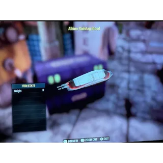 10 albino radstag blood