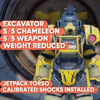 EXCAVATOR JETPACK CHAMALEON