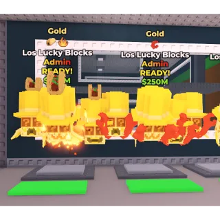 2X Gold Los Lucky Blocks