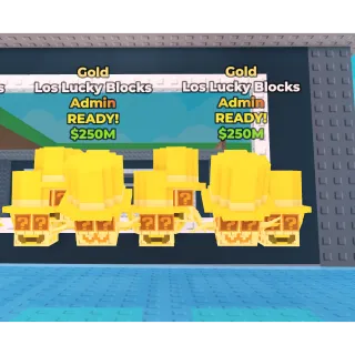 2X Gold Los Lucky Blocks