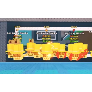 3X Gold Los Lucky Blocks