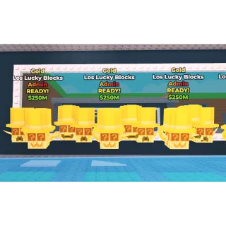 3X Gold Los Lucky Blocks