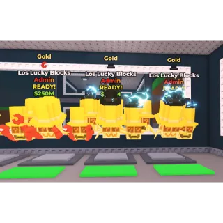 3X Gold Los Lucky Blocks