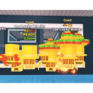2X Gold Los Lucky Blocks