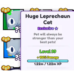 Huge Leprechaun Cat | PS99