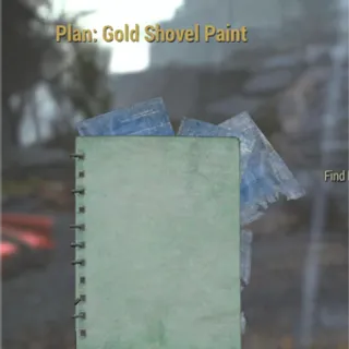 gold shovel paint plan