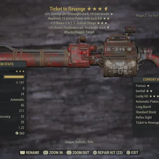 ticket to revenge
