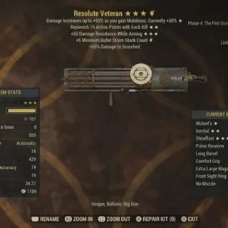 Resolute veteran