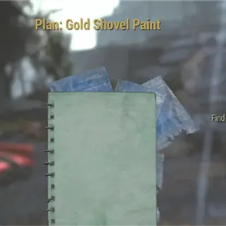 gold shovel paint plan