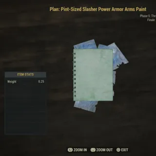 Slasher PA arms paint
