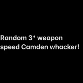 3* Camden whacker