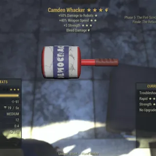 3* Camden whacker
