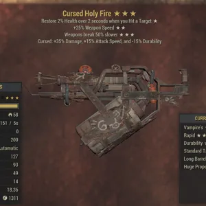 Cursed holy fire