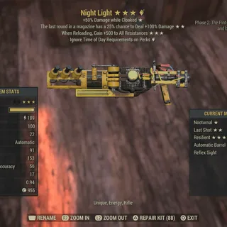 Nightlight Max level
