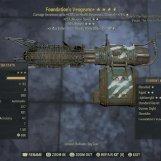 foundations vengeance