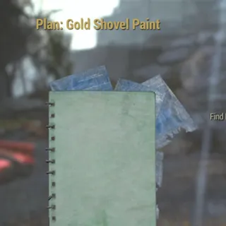Gold shovel paint plan