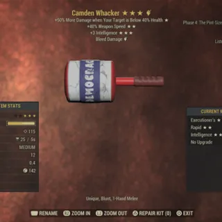 3* Camden whacker