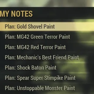 7 new paints bundle