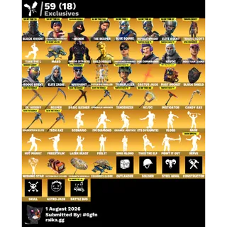 Fortnite Ikonik BK Account 448+ Skins
