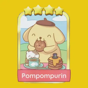 Pompompurin 4⭐ Gold Sticker Monopoly Go Golden Blitz
