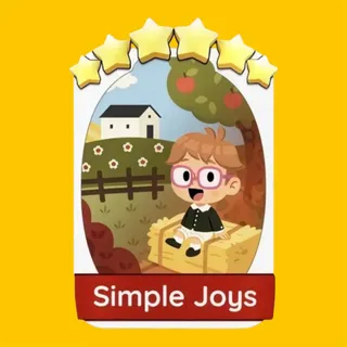 Simple Joys 6⭐ Monopoly Go Sticker