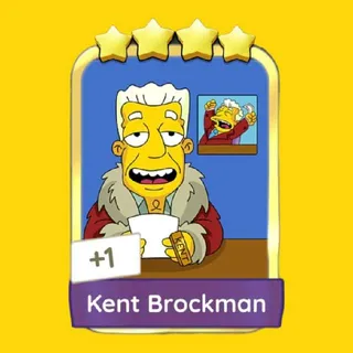 Kent Brockman 4⭐ Gold Sticker Monopoly Go Golden Blitz