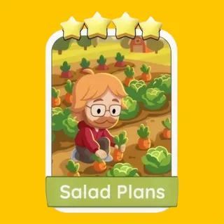 Salad Plans 4⭐ Monopoly Go Sticker