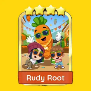 Rudy Root 4⭐ Gold Sticker Monopoly Go Golden Blitz