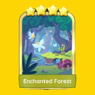 Enchanted Forest 4⭐ Gold Sticker Monopoly Go Golden Blitz