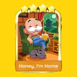 Honey, I'm Home 4⭐ Gold Sticker Monopoly Go Golden Blitz
