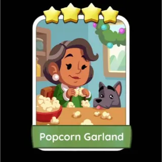 Popcorn Garland Monopoly Go