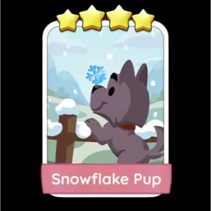 Snowflake Pup Monopoly Go