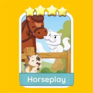 Horseplay 4⭐ Monopoly Go Sticker