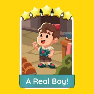 A Real Boy! Monopoly Go