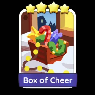 Box of Cheer Monopoly Go