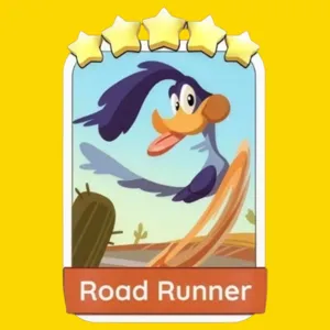 Road Runner 5⭐ Monopoly Go Sticker