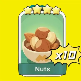 x10 Nuts Monopoly Go