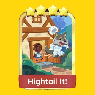Hightail It! 4⭐ Gold Sticker Monopoly Go Golden Blitz