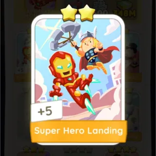 Super Hero Landing S10 Monopoly Go