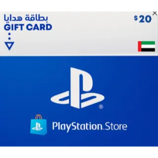 $20.00 USD PlayStation Store UAE