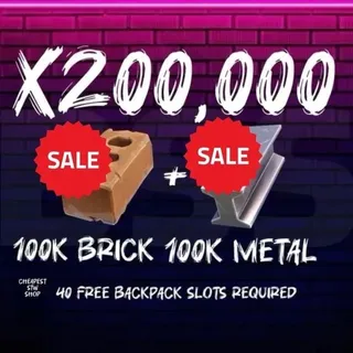 100k Brick and Metal Each